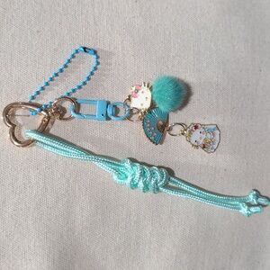 Cute Hello Kitty bride Handmade Keychain Bag Charm *Customizable*